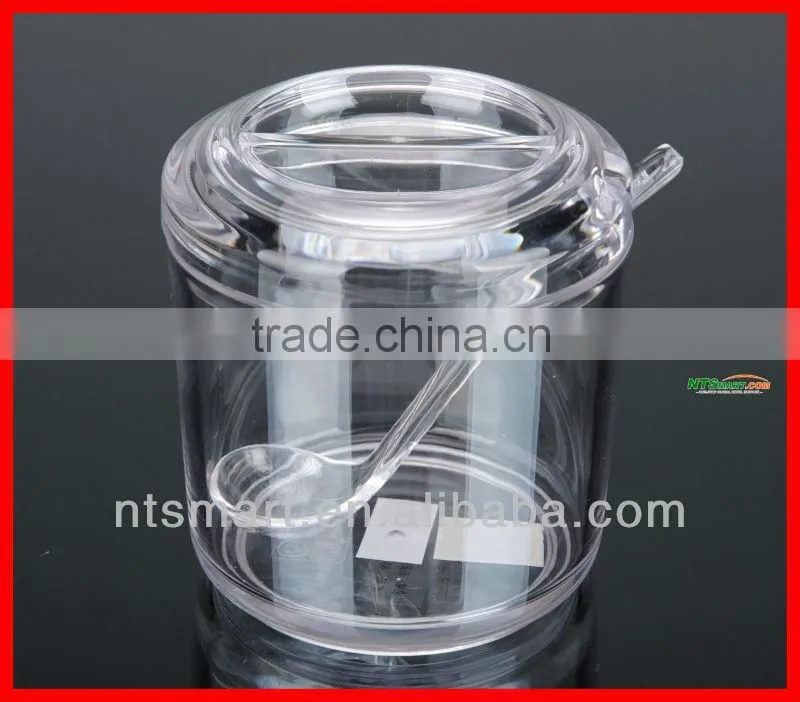 Acrylic Sauce Bottle, saucer