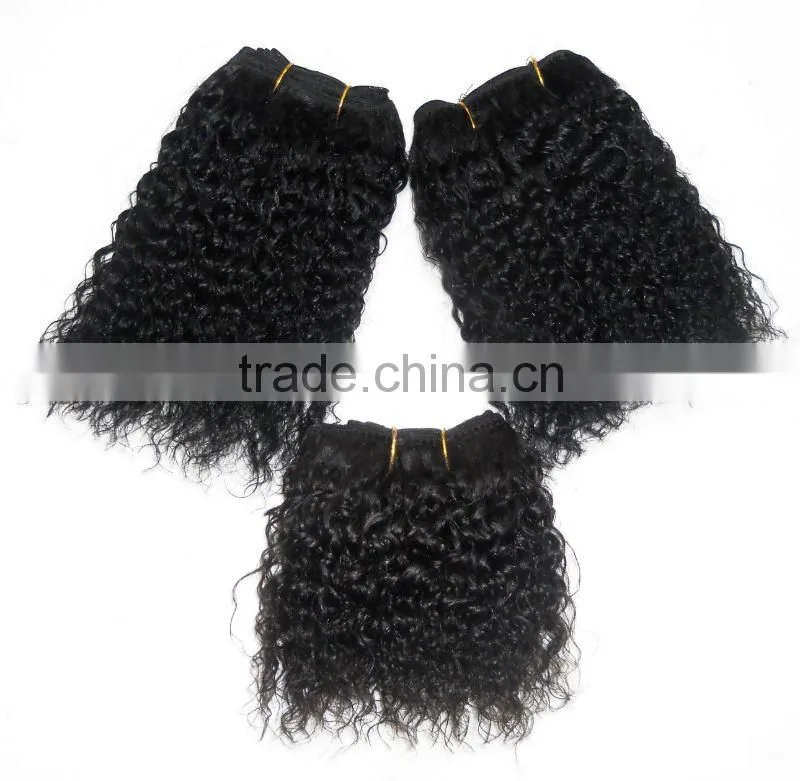 Afro kinky twisted Remy hair weave