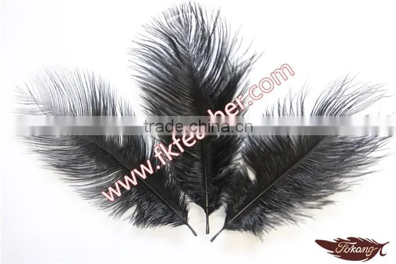 Cheap Craft Feather Black Ostrich Feathers Fabric For Wedding Decorations And Party Rnament