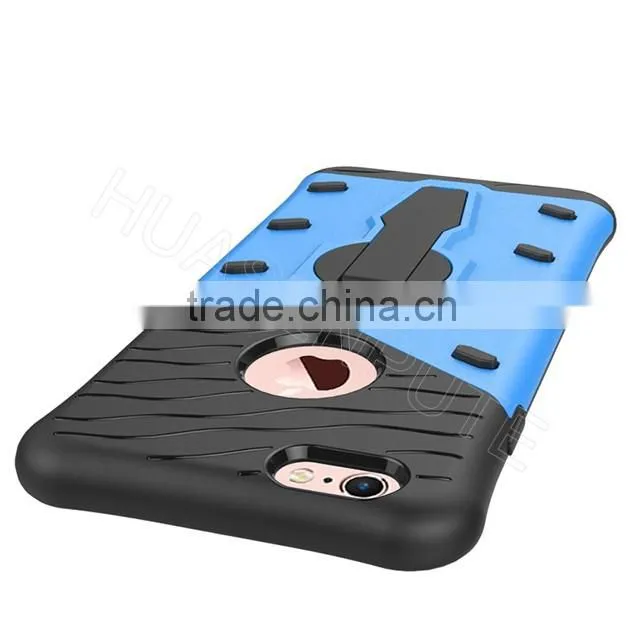 Hybrid Shockproof Hard TPU + PC Case Cover For iPhone6/6S, Stand Case Cover For iPhone6/6S
