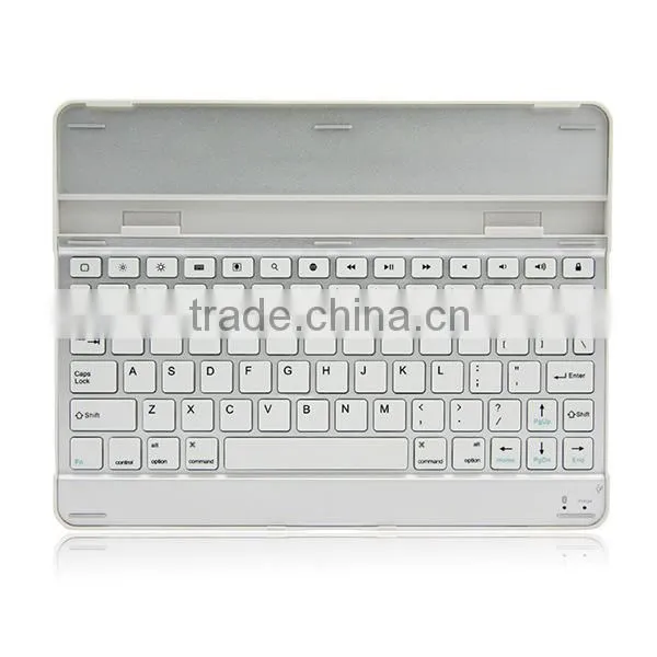 Aluminum Alloy Bluetooth Keyboard Case for iPad 2 3 4 Silver