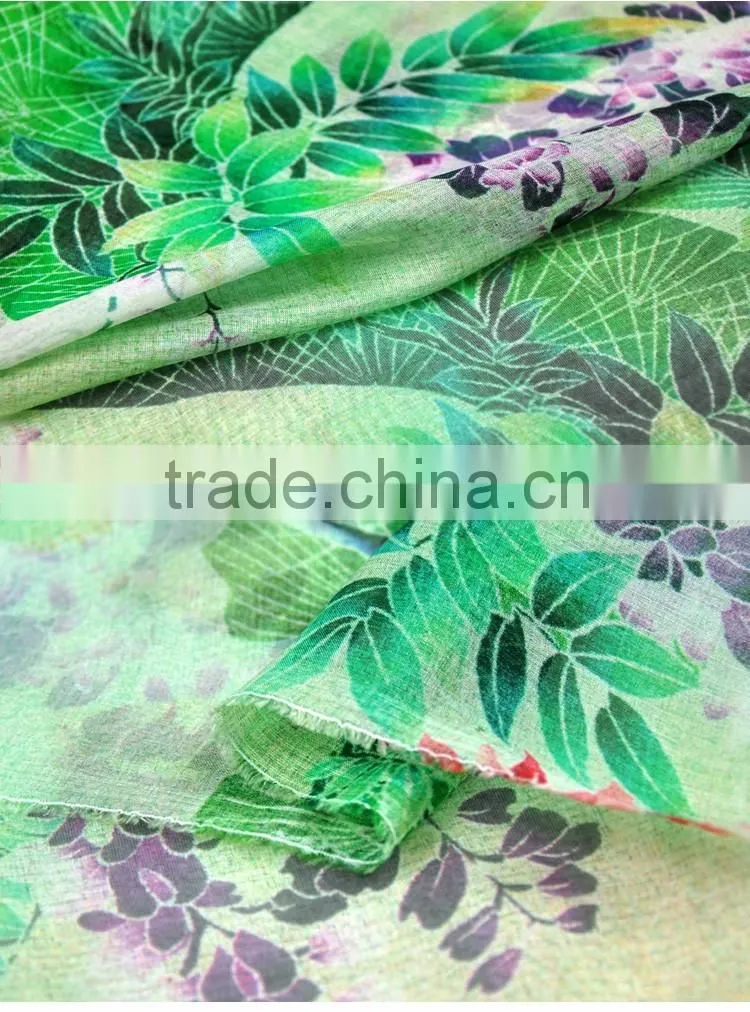 print chiffon silk fabric