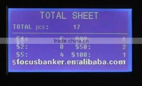 Currency Counting Machine with Counterfeit Detection/ Banknote Detector/ Bill Counter/ Cash Counter/ Note Counting Machine