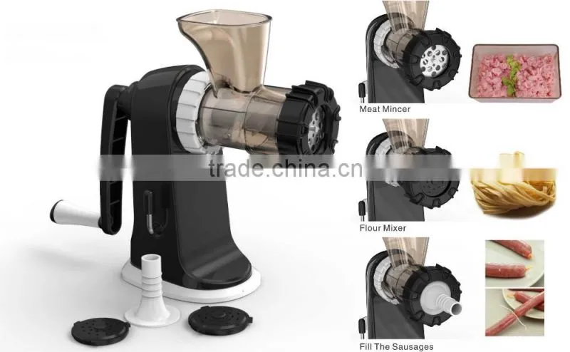 ABS+S/S 35*12.2*9.5 Best selling kitchen products meat grinder/manual noodle maker/food processor/meat mincer