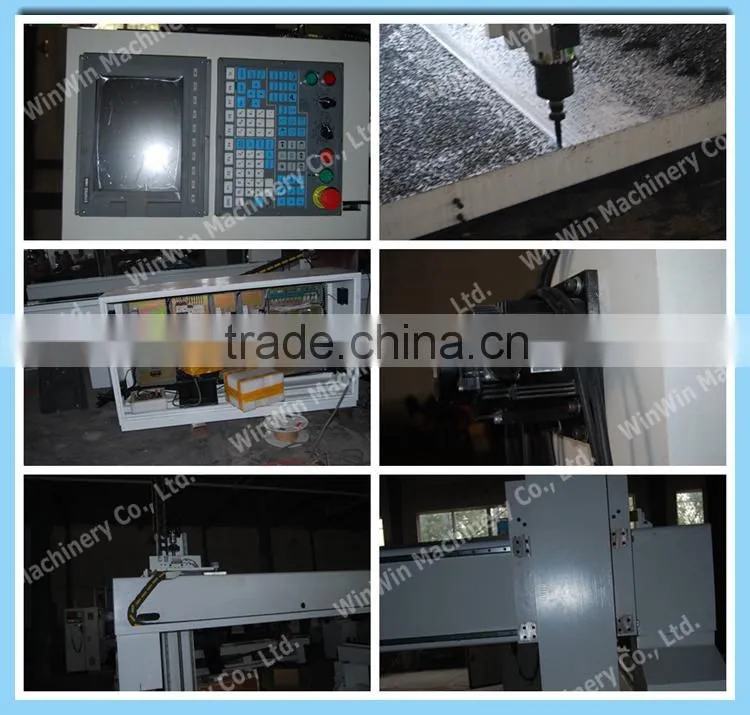 2D&3D 2000*4000mm CNC Router Italy Spindle With Heavy Structure