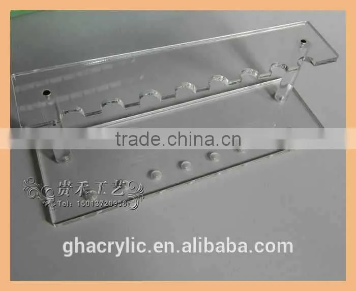 transparent hot selling acrylic pen display rack for wholesale