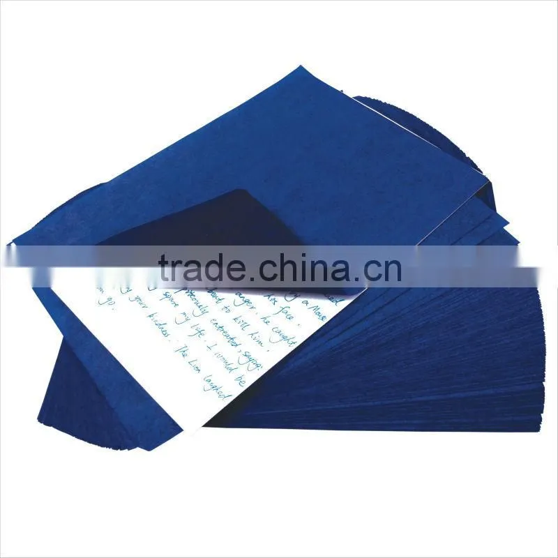 Single/Double Size Paper Base Stock Blue High Quality Carbon Paper