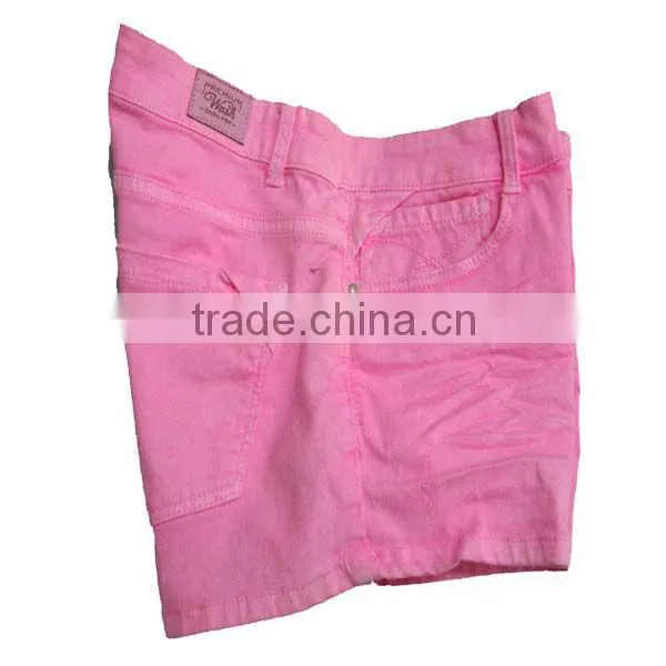 2013 new cotton fashion ladies sexy pink hot shorts for sexy tight fit shorts women 2013