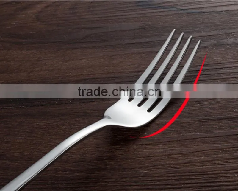 Stainless steel dessert forks with mirror polishing and low price