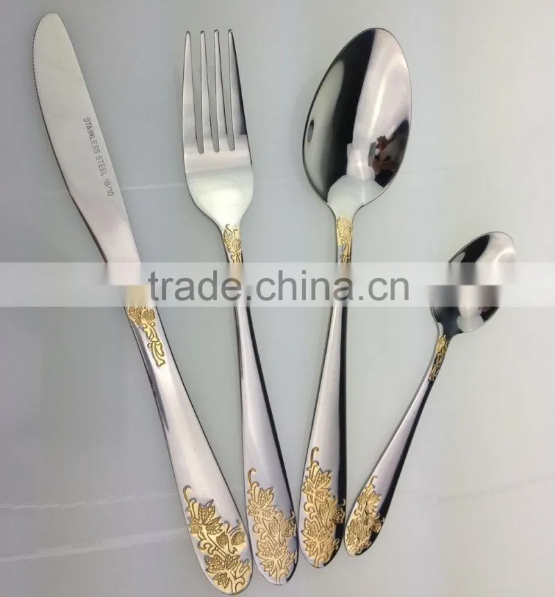 Stainless Steel Gold Fork with low price and high quality made by Junzhan Factory