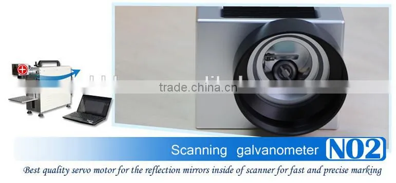 Huahai laser 20W fiber laser marking machine for metal on promotion