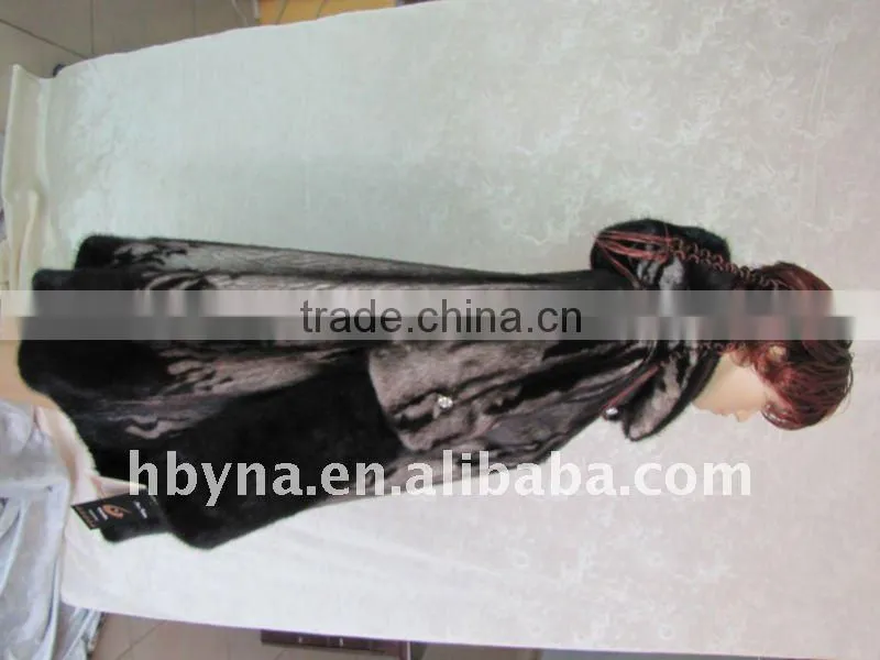 Dyed fashion fur coats for women