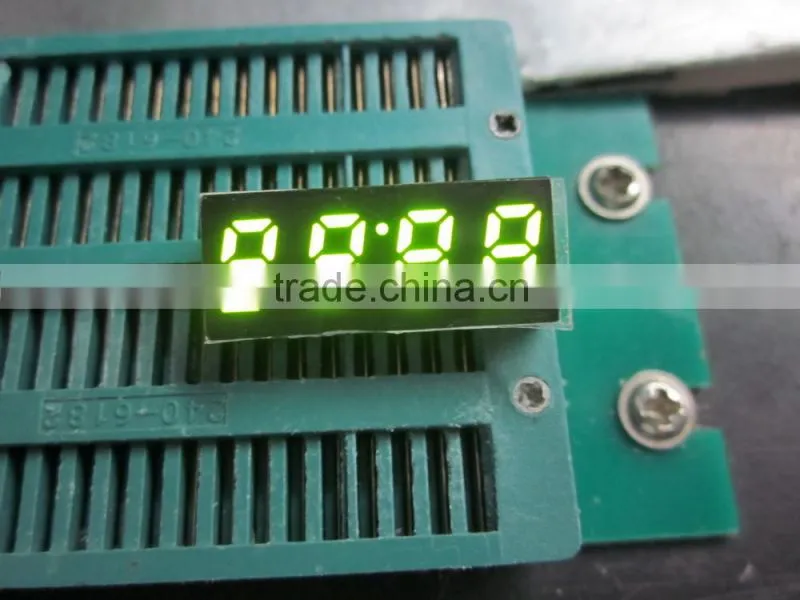 4 digits digital multicolor led display