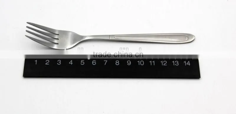 Best metal stainless steel fork with simple pattern in the restaurant