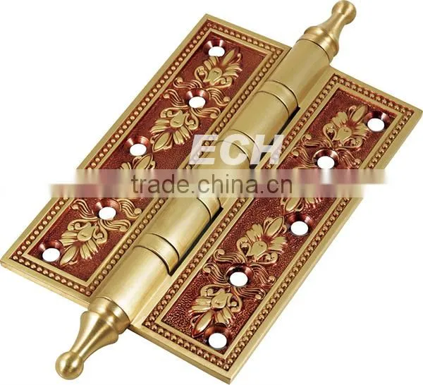 China Hardware hotel Retro Style copper brass type of door hinge