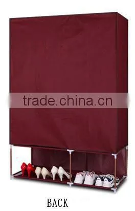 Bedroom furniture colorful fabric wardrobe