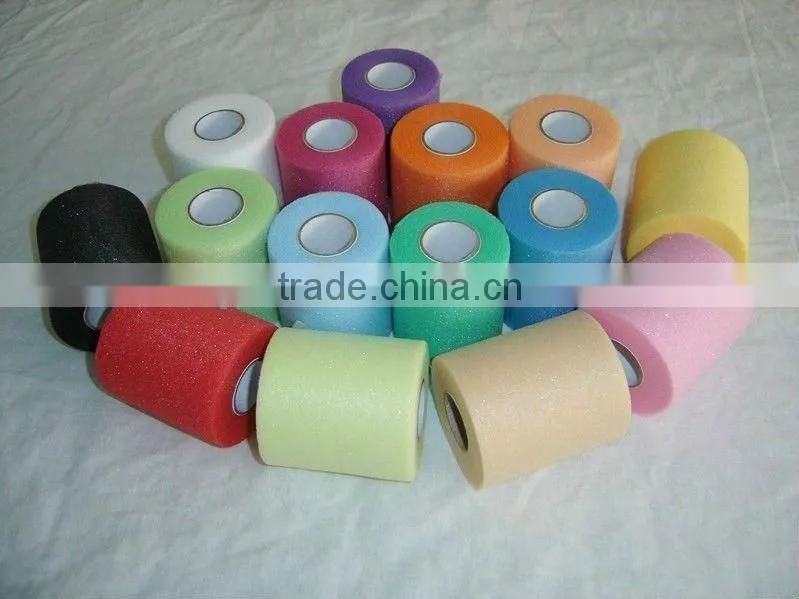 ( S )pre-taping polyurethane foam underwrap