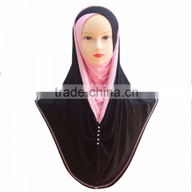 H228 popular muslim jersey hijab,big size long hijab