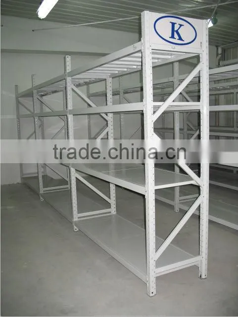Widely used for storing box and bulk goods steel longspan shelving/medium duty racking