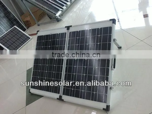 High efficiency outdoor foldable solar panel kit