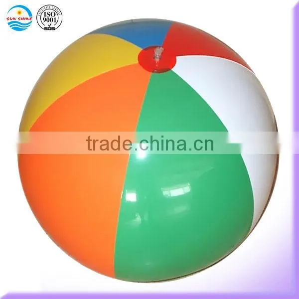 inflatable plastic beach ball