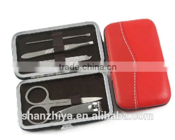Toe separator,nail file,nail brush in manicure set