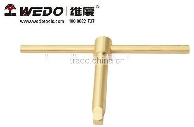 Sliding T Type Wrench Aluminium Bronze/Beryllium Copper (non sparking tools) High-quality WEDO TOOLS