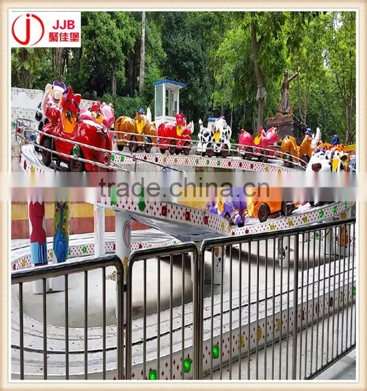 High quality Amusement Park cartoon ride Mini electric Train