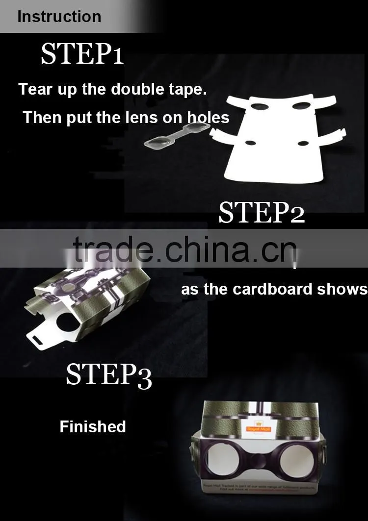 Foldable paper telescope Educational kit for gift