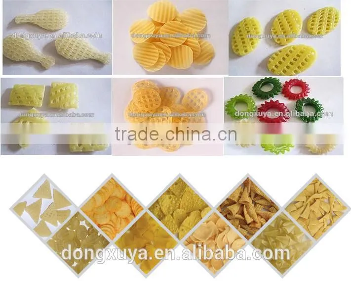 Automatic 3d Papad Snacks Pellet Snacks Cracker Making Machine Production Line