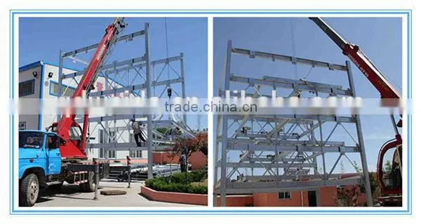Pit type 2 level /3 level 4 post car parking lift for home garage