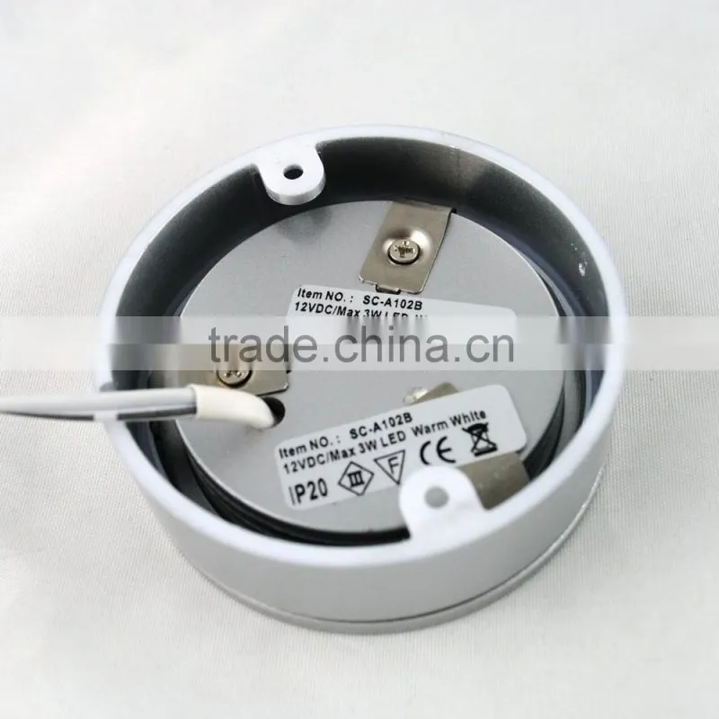 hot sale thin & light multiple mounting 3W COB led downlights cabinet light (SC-A120B)