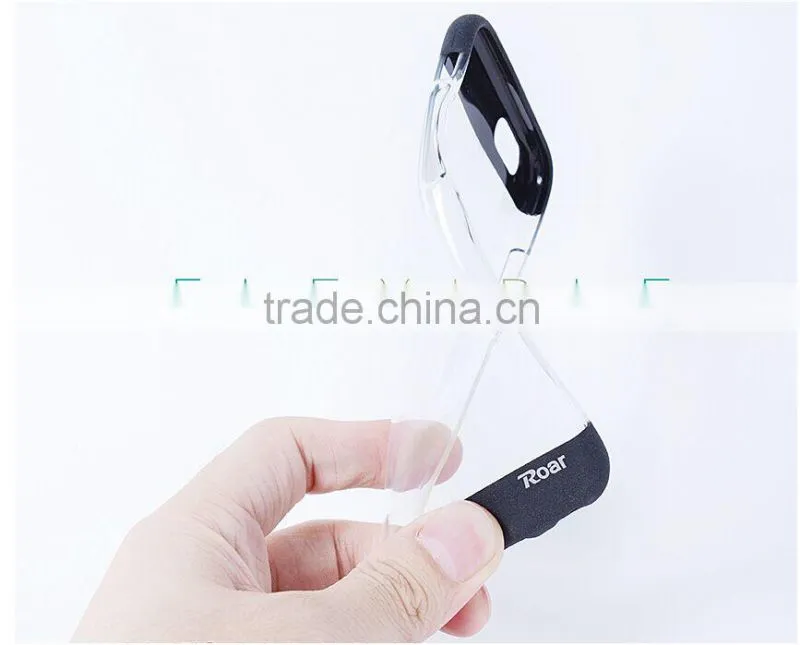 High Quality Roar Color Fulness Plating Clear TPU Case For Samsung Galaxy Note3