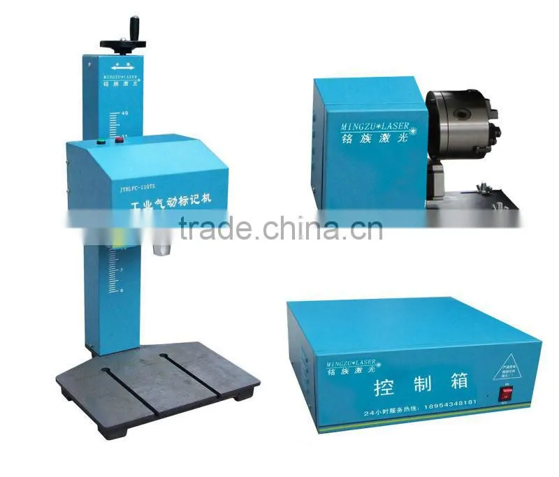 For nameplate automobile and motorcycle parts, instruments, machinery, auto, signs marking Desk-type pneumatic marking machine