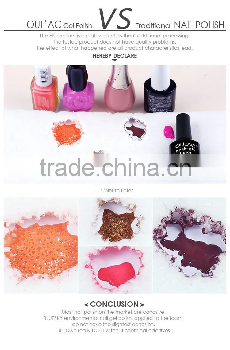 Beautyshow Global Brand Nail Arts Design Gel Polish ,Yeanail Color UV Gel Polish