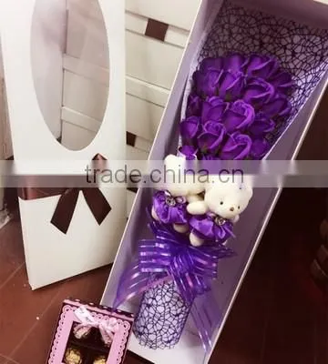 custom eco-friendly fashion paper box for flowers