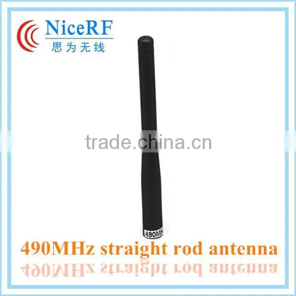 Straight Rubber Antenna SW490-ZT100 for Wireless Transceiver RF Module 470/490MHz Straight Rod Antenna 490MHz Rubber Antenna 470