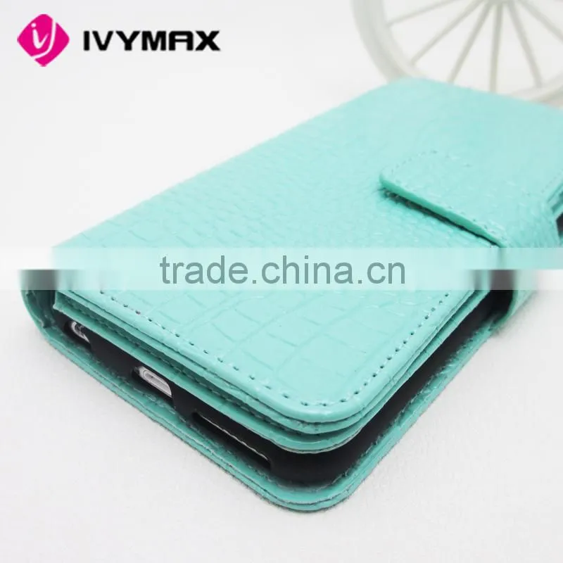 Pu case cover for iphone 6 plus , mobile phone accessories factory in china
