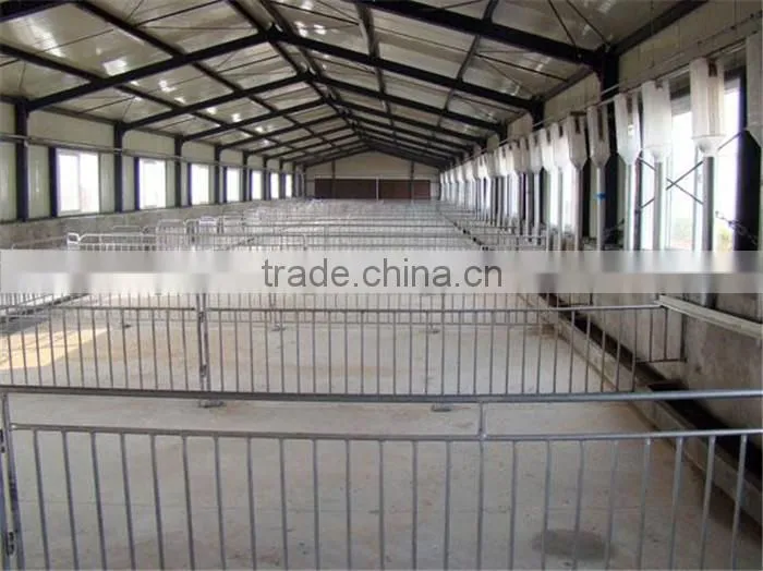 Large / Long span Prefabricated Steel Structure Poultry / Lifestock Buildings