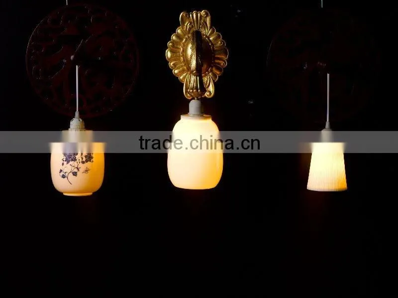 Bone China lamp shade, pendant lamp