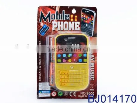 Kids plastic mobile phone toy cheap yellow berry mobile toy