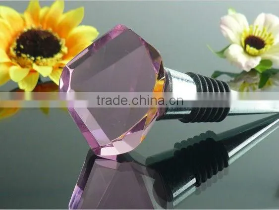 Hot sale crystal wine stoppers with high quality