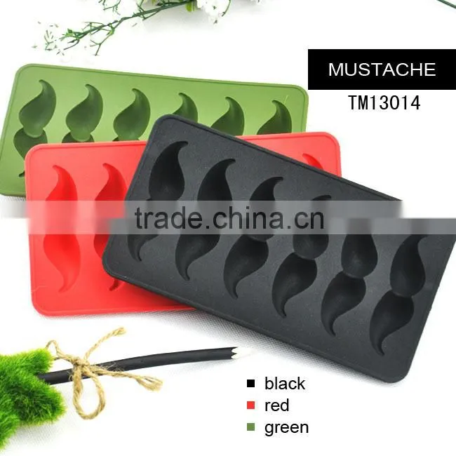 Novelty mustache wholesale ice cube tray, make your own ice tray