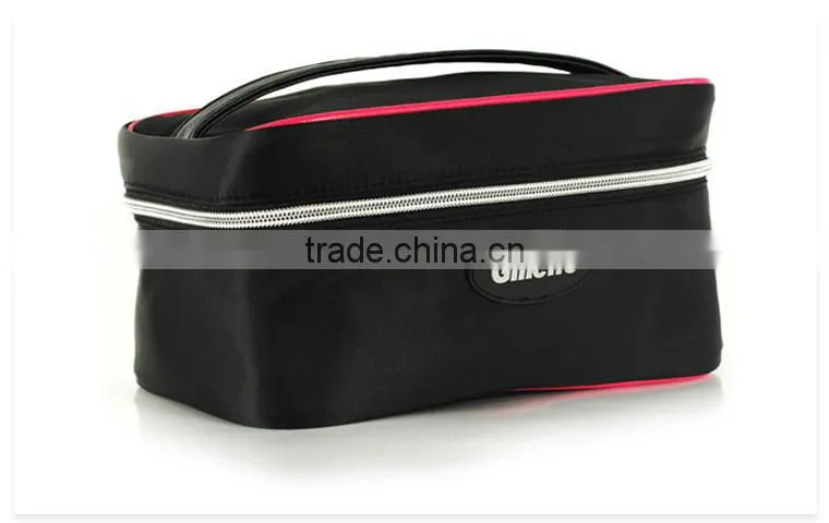 Black Fiber Waterproof Tote Makeup Case Box