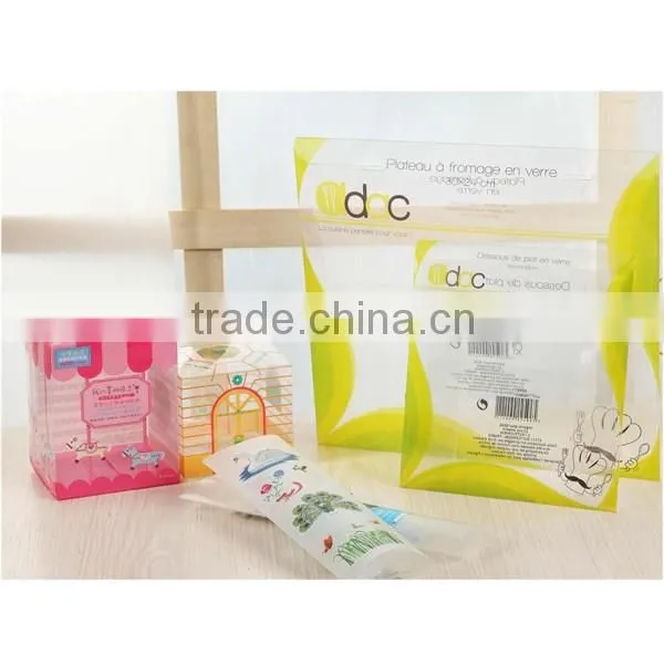 High quality custom logo printing clear plastic packaging box,pet pp pvc box