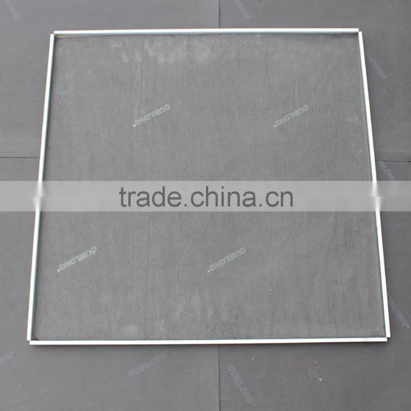 Round Diagonal Perforations Suspended Metal Ceiling Aluminum False Ceiling