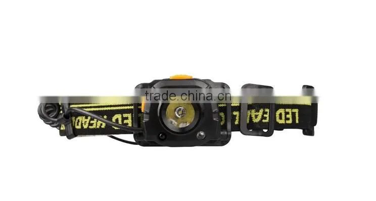 rechargeable infrared sensing control head lamp light headlamp