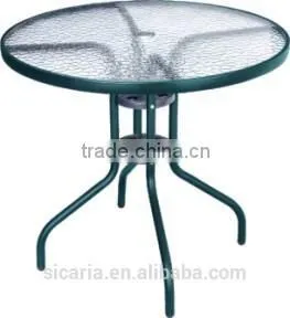 garden aluminum leisure glass table
