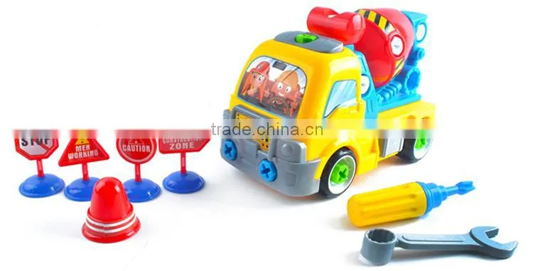 Intellect diy toy truck kids assembling toys