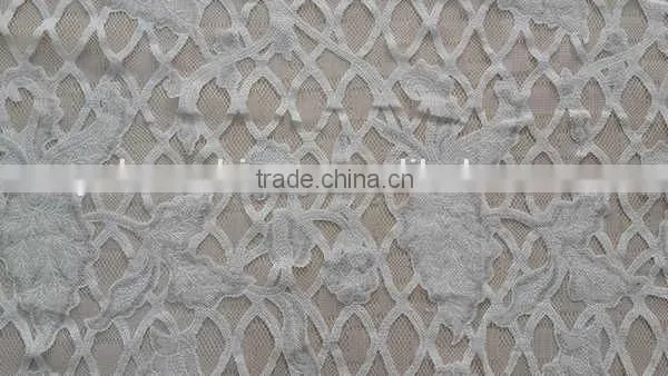 YH010# Lace Fabric / High Quality Burning Flower Lace Fabric / New Design Garment cloth Lace Fabric